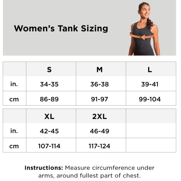 Tommie Copper Lower Back Support Tank Top NWT - Picture 4 of 5